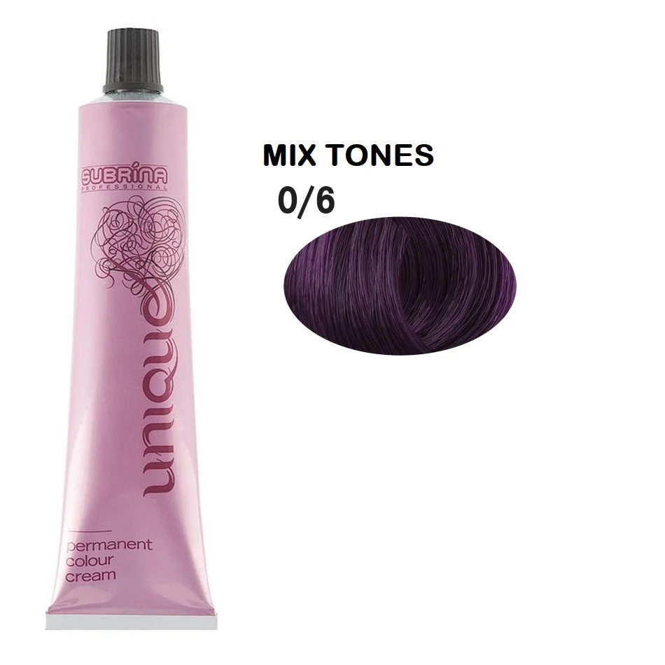 Subrina Professional Tintura Unica Per Capelli Permanente 0/6 Viola 100 ml
