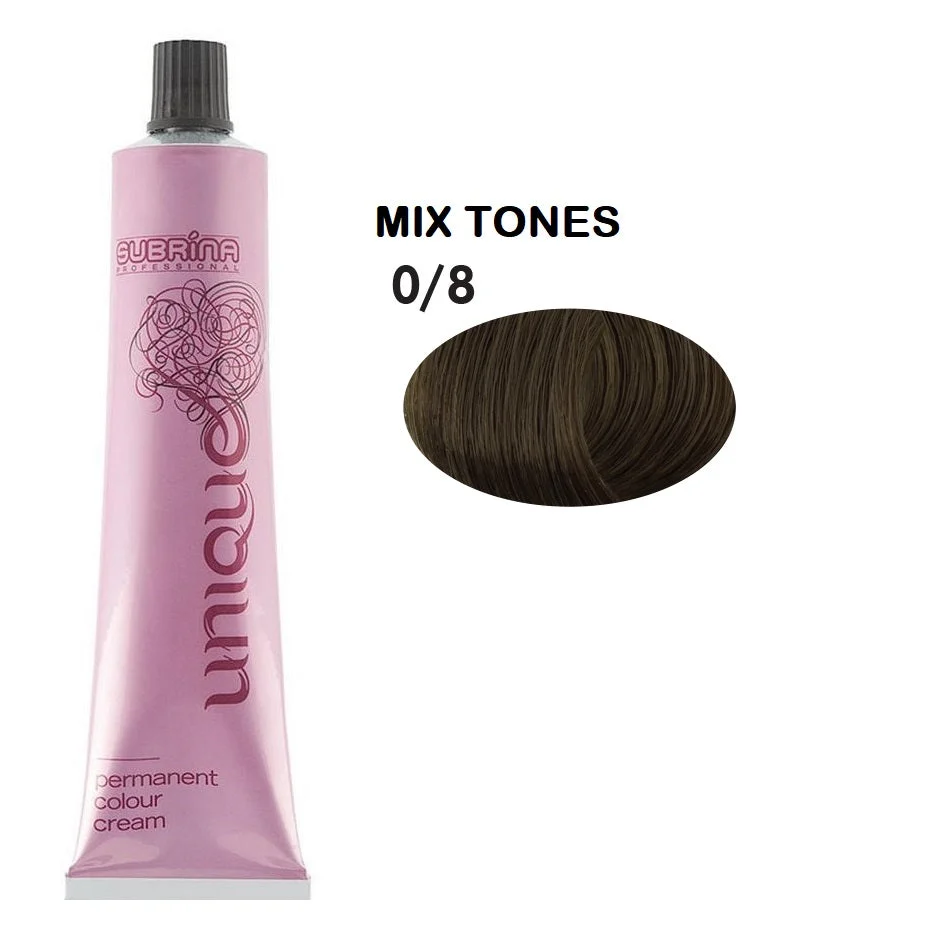 Subrina Professional Tintura Unica Per Capelli Permanente 0/8 Opaco 100 ml