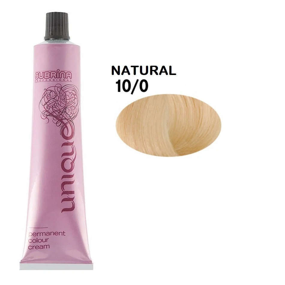 Subrina Professional Tintura Unica Per Capelli Permanente 10/0 Biondo Luminoso 100 ml
