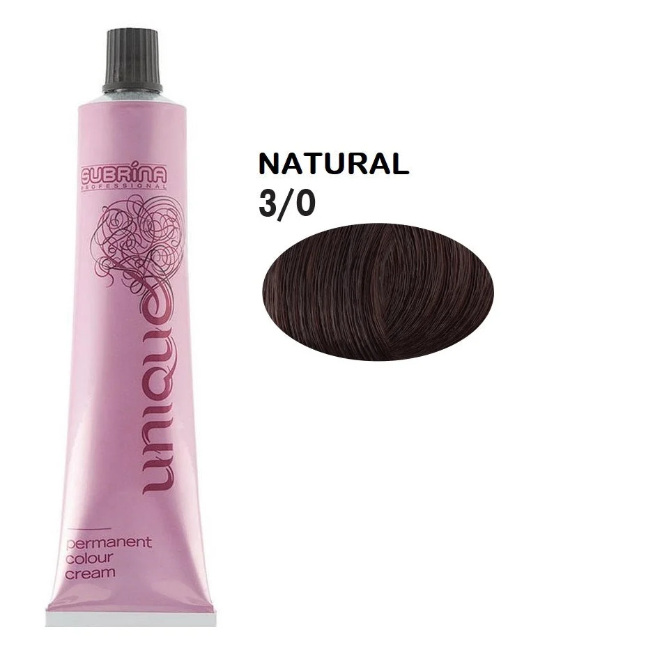 Subrina Professional Tintura permanente unica per capelli 3/0 100 ml
