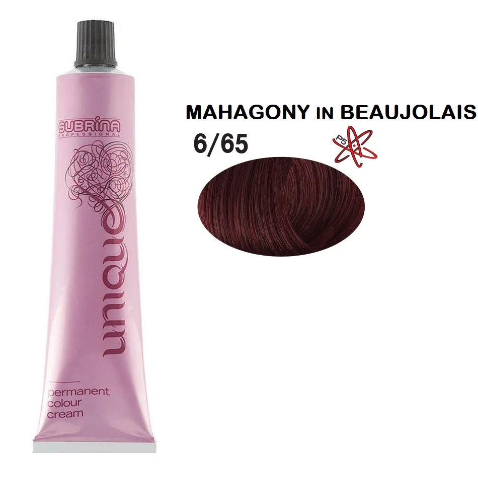 Subrina Professional Tintura Unica Per Capelli Permanente 6/65 Mogano Biondo Scuro 100 ml