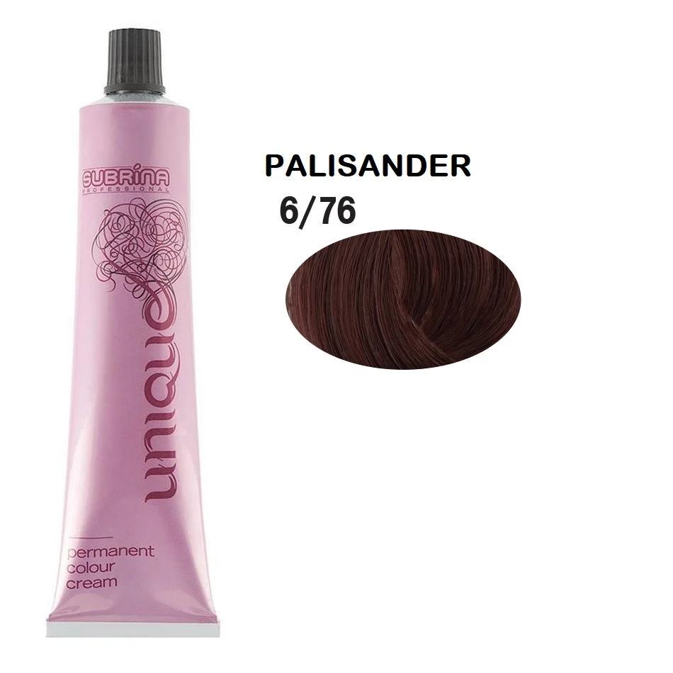 Subrina Professional Tintura Unica Per Capelli Permanente 6/76 Biondo Scuro Viola Castagno 100 ml