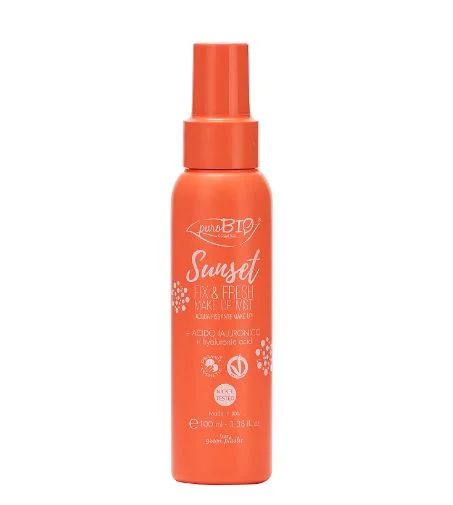 PUROBIO Sunset Fix & Fresh Make-Up Mist – Spray Fissante