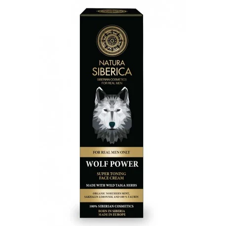 NATURA SIBERICA Men – Super Toning Face Cream | Crema Viso Tonificante