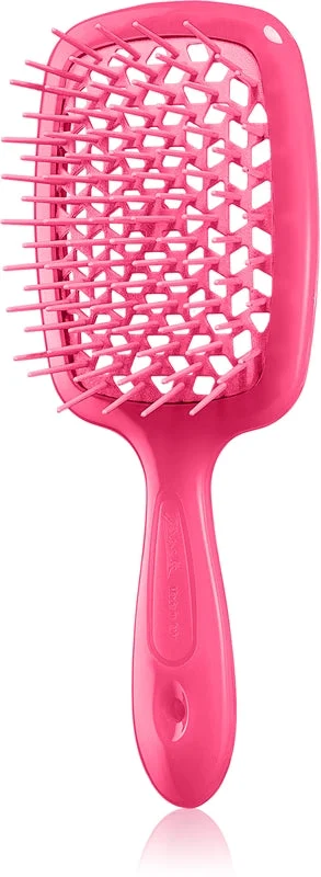 Janeke spazzola piatta grande per capelli fucsia