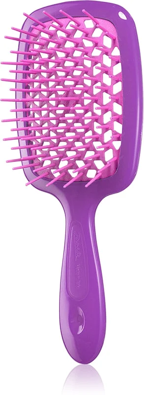 Janeke spazzola piatta grande per capelli viola