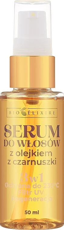 Siero capelli con olio di cumino nero 3 in 1