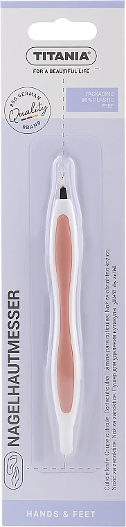 Tagliacuticole, bianco-rosa