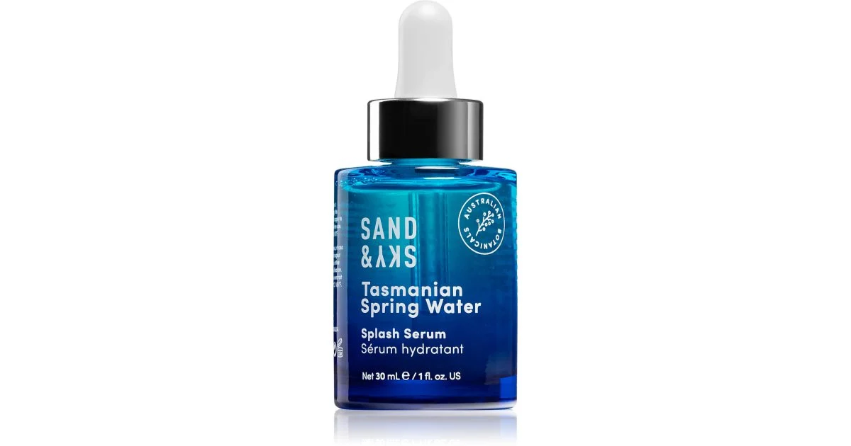 Sand & Sky Tasmanian Spring Water Splash siero idratante intenso per il viso 30 ml