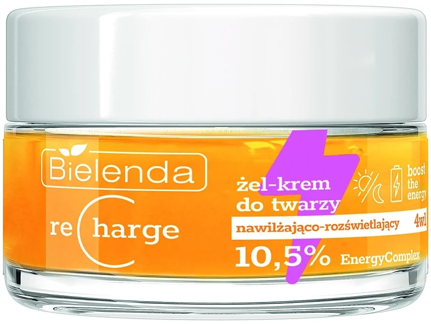 Gel-crema idratante e illuminante per il viso 4 in 1