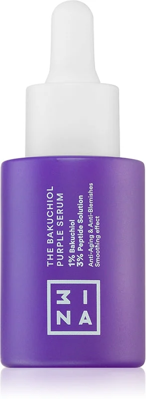 3INA The Bakuchiol Purple siero viso leggero per tendere la pelle 30 ml