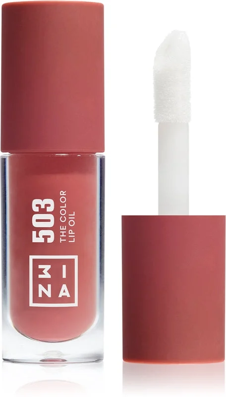 3Ina The Color Olio Idratante Per Le Labbra Colore 503 - Medium Nude Pink, Sheer 4 Ml