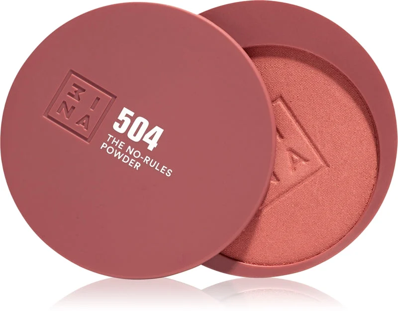 3Ina The No-Rules Powder Makeup Multi-Funzione Per Occhi, Labbra E Viso Colore 504 - Classic Nude, Shimmer 8 G