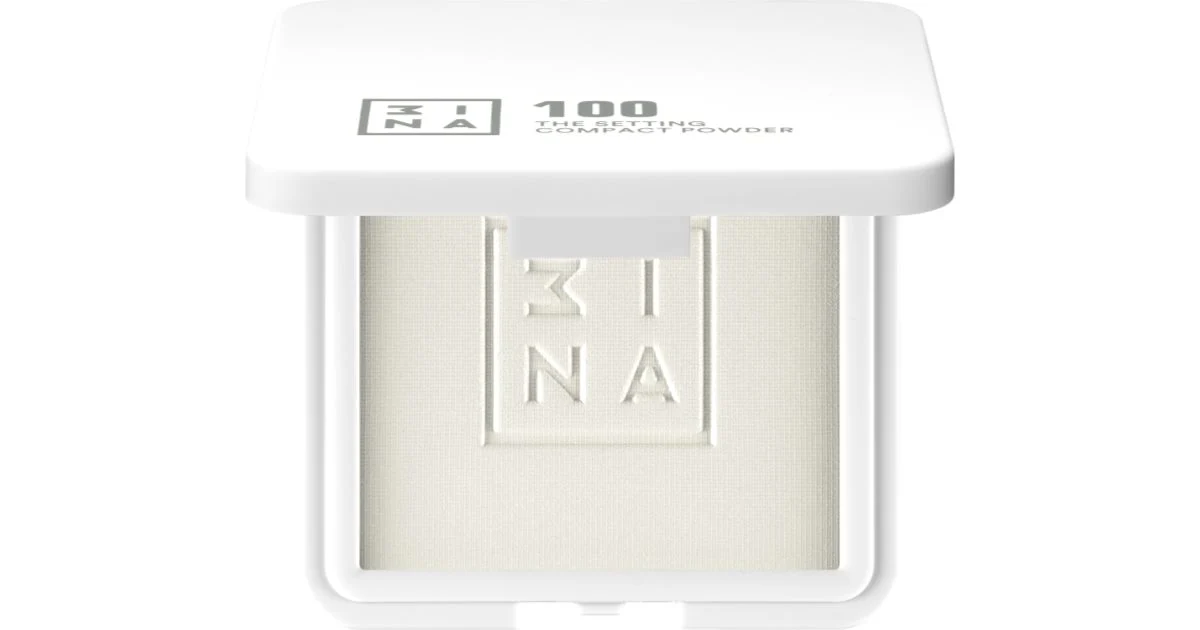 3Ina The Setting Cipria Compatta Trasparente Colore 100 11,5 G