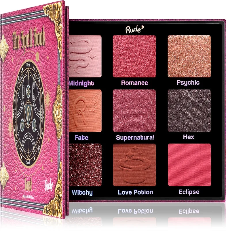 Rude Cosmetics The Spell Book palette di ombretti colore Lust 10,8 g