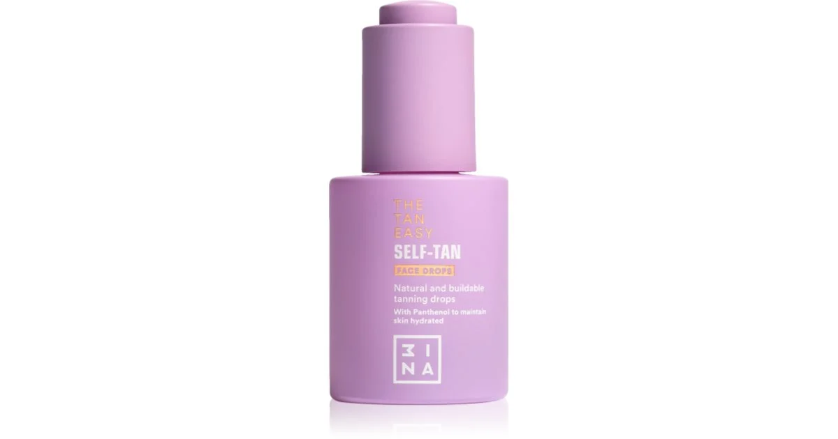 3Ina The Tan Easy Self-Tan Gocce Autoabbronzanti Per Il Viso 30 Ml