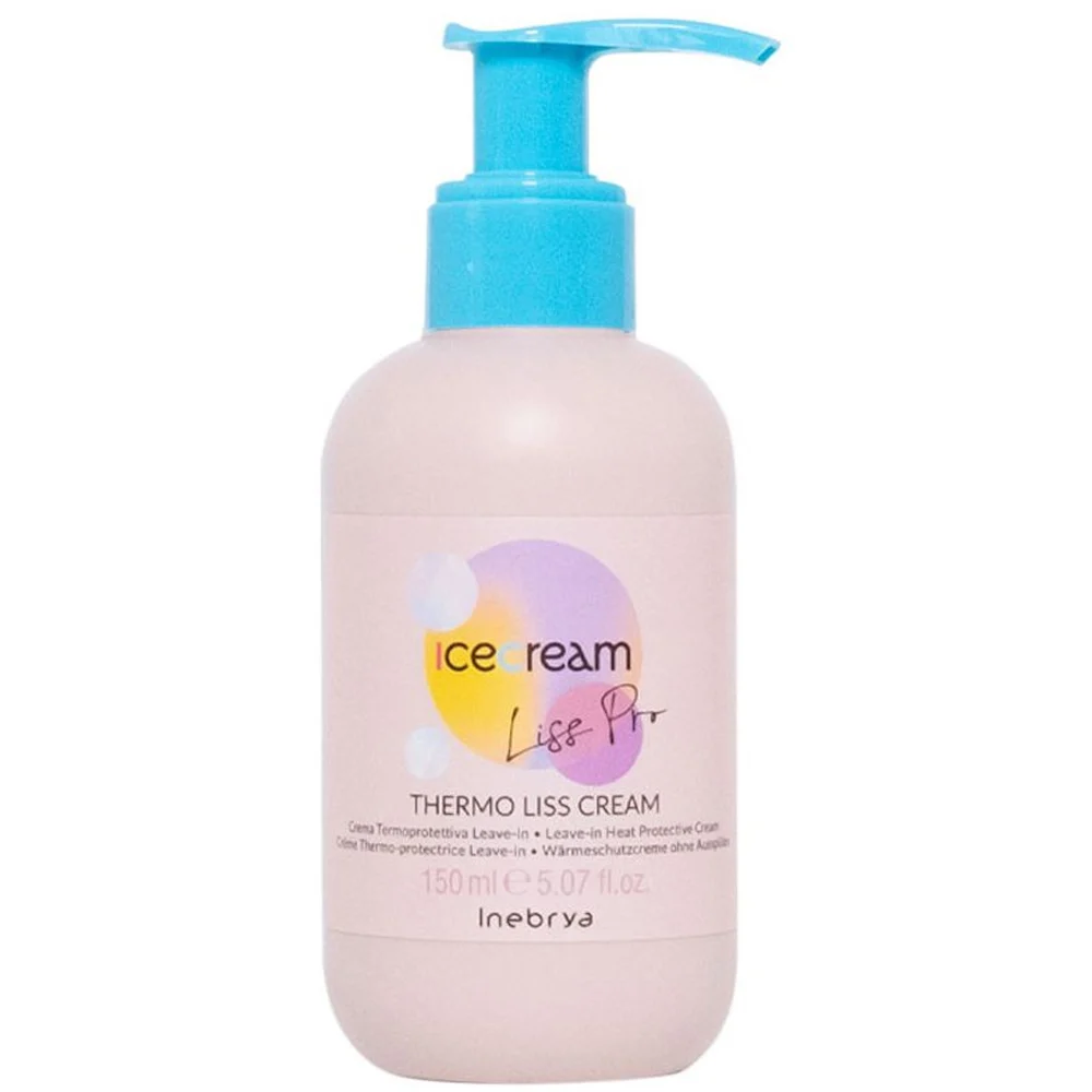 INEBRYA ICE CREAM LISS PRO THERMO LISS CREAM CREMA TERMOPROTETTIVA LAVE-IN 150ML