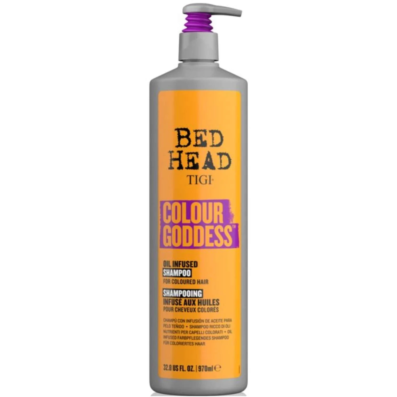 TIGI BED HEAD COLOUR GODDESS SHAMPOO MAXI SIZE 970 ml
