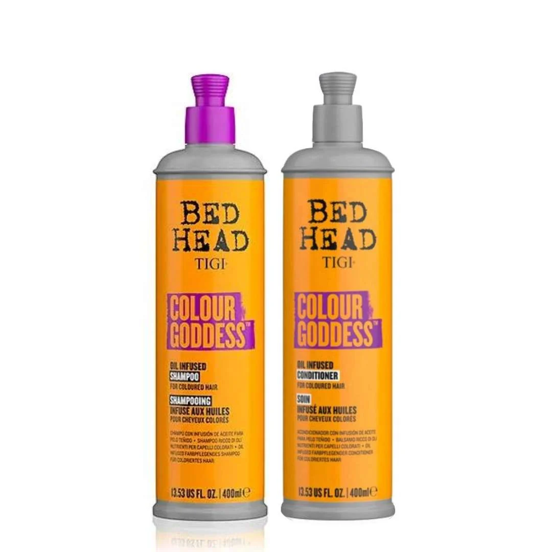 TIGI BED HEAD COLOUR GODDESS SHAMPOO 400 ml + TIGI BED HEAD COLOUR GODDESS CONDITIONER 400 ml