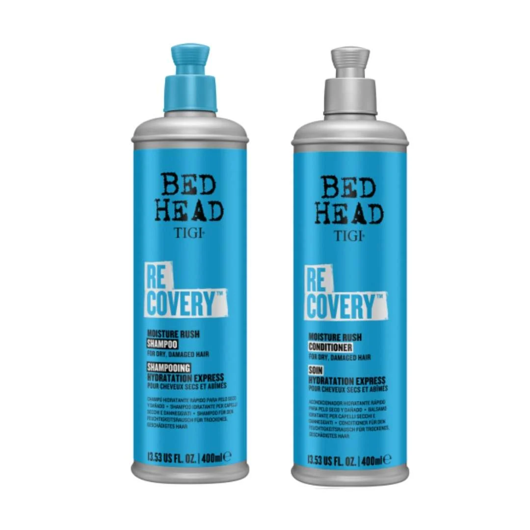 TIGI BED HEAD RECOVERY SHAMPOO 400 ml + TIGI BED HEAD RECOVERY CONDITIONER 400 ml