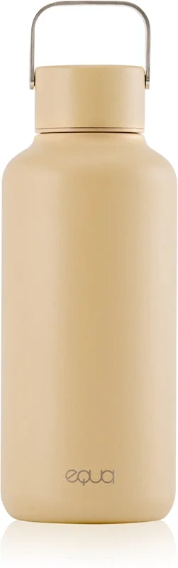 Equa Timeless bottiglia in acciaio inox per l’acqua piccola colore Latte 600 ml