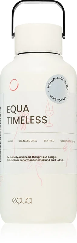 Equa Timeless bottiglia in acciaio inox per l’acqua piccola colore C'est La Vie 600 ml