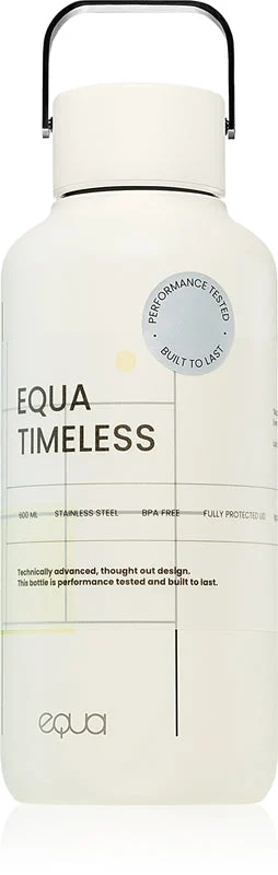 Equa Timeless bottiglia in acciaio inox per l’acqua piccola colore Set Match 600 ml