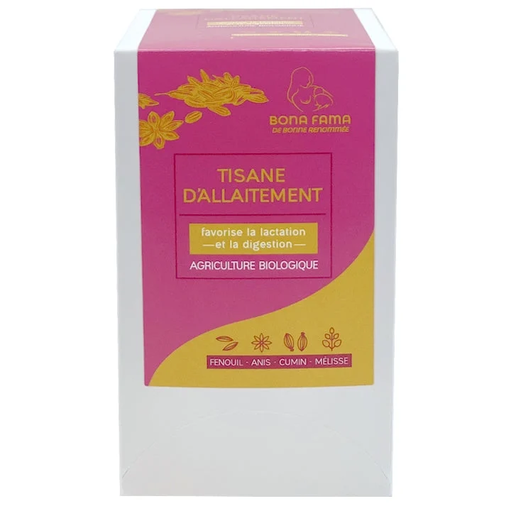 Bona Fama Tisana d'Allattamento - Favorisce l'Allattamento e la Digestione - BIO 18 Bustine (antica Crescere Natura)