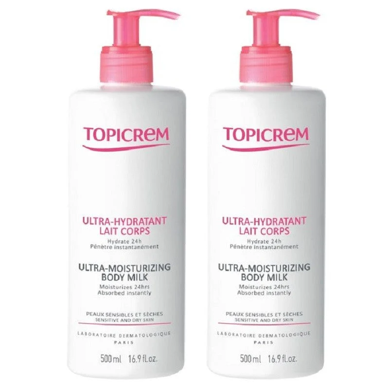 Topicrem Ultra-Idratante Latte Corpo Pelli Sensibili E Secche 2x500ml