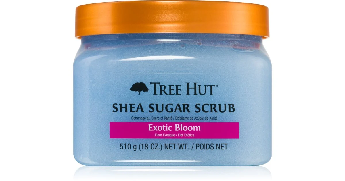 Tree Hut Exotic Bloom Scrub allo zucchero di karitè 510 g