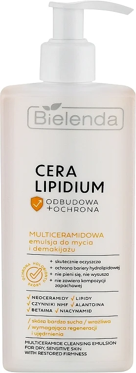 Emulsione multicéramide per il viso e struccante