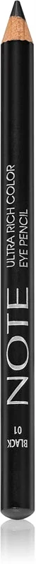 Note Cosmetique Ultra Rich Color matita per occhi waterproof colore 01 Black 1,1 g