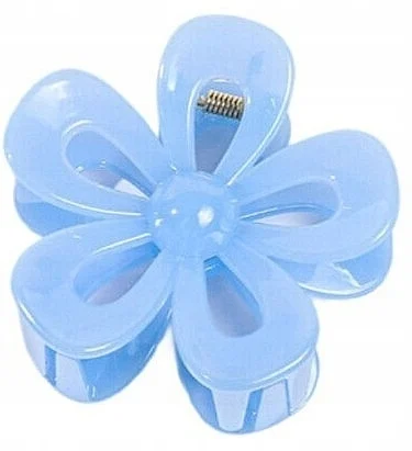 Pinza capelli "Fiore", blu