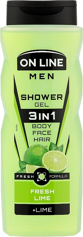 Gel doccia 3 in1, uomo