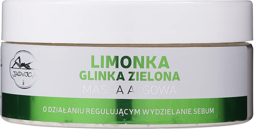Maschera viso "Lime e Argilla Verde", che regola la secrezione di sebo