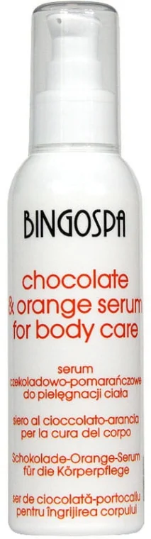 Siero corpo al cioccolato e arancia