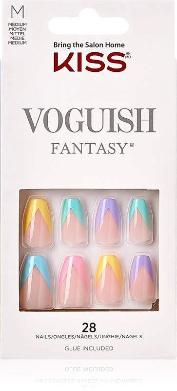 KISS Voguish Fantasy Candies Unghie finte medium 28 pezzi