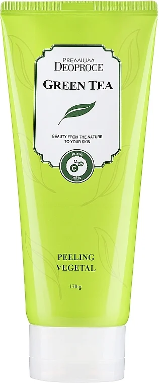 Peeling vegetale a base di tè verde