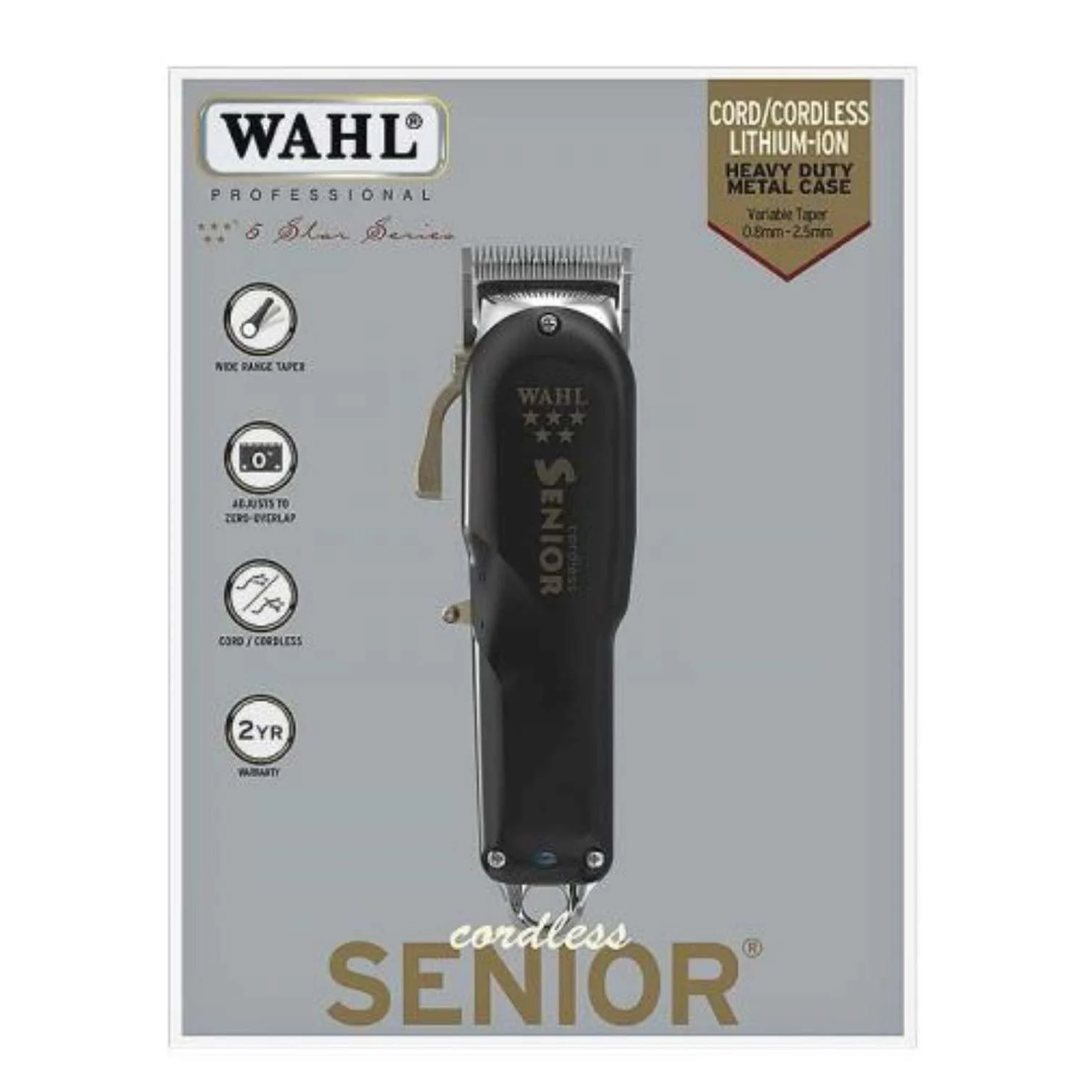TOSATRICE WAHL CORDLESS SENIOR COL. NERO