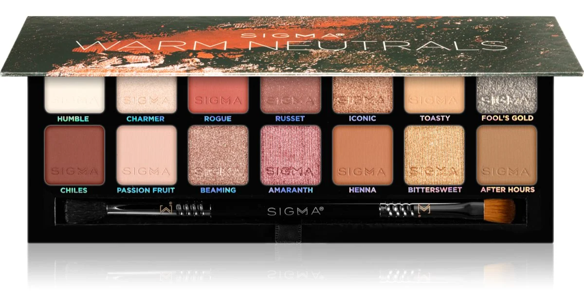 Sigma Beauty Warm Neutrals Palette di ombretti 25,5 g