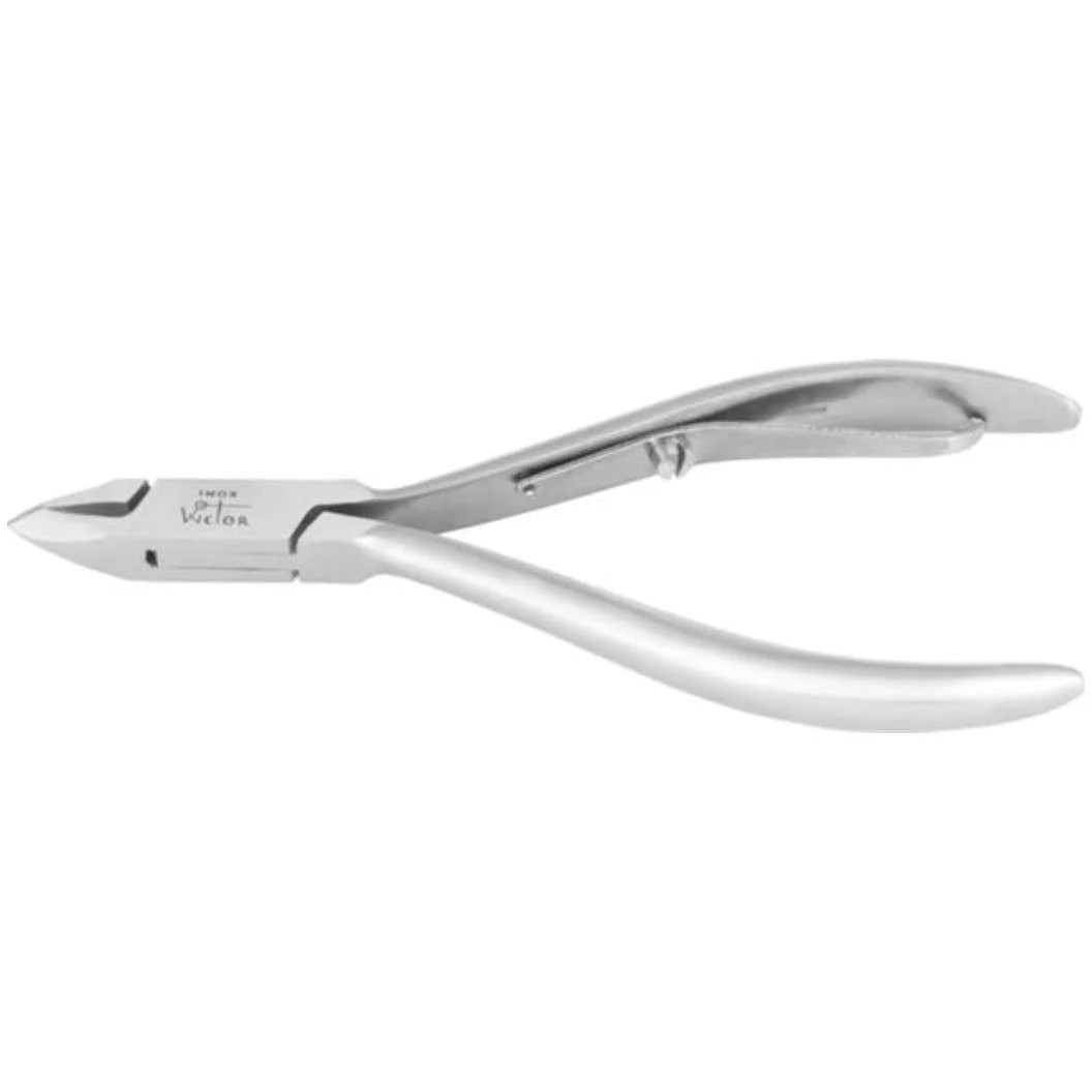 WICTOR TRONCHESE INOX PER PELLI TESTINA TAGLIO 6 MM. LUNGHEZZA TOTALE CM. 10
