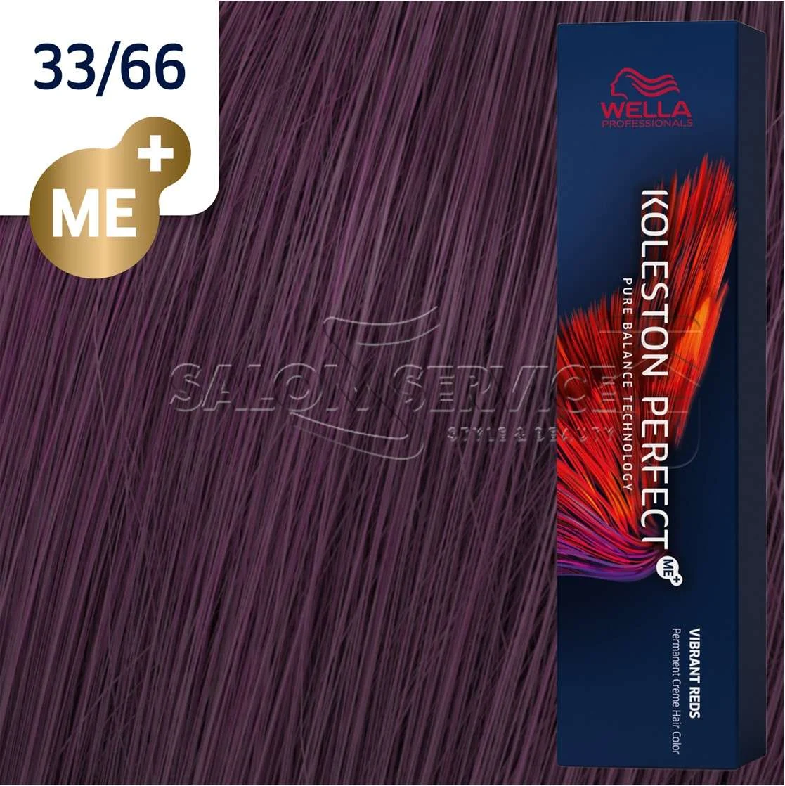KOLESTON PERFECT ME+ VIBRANT REDS 60 ML. COL. 33/66 – CASTANO SCURO INTENSO VIOLETTO INTENSO