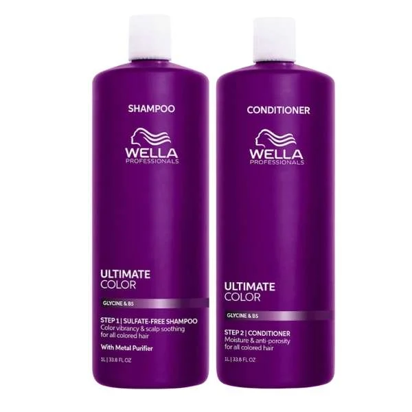 ULTIMATE COLOR STEP 1 SHAMPOO 1000ML + ULTIMATE COLOR STEP 2 CONDITIONER 1000ML