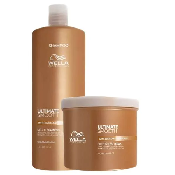 ULTIMATE SMOOTH SALON TREATMENT DUO – SHAMPOO 1000 ML. + MASK 500 ML.
