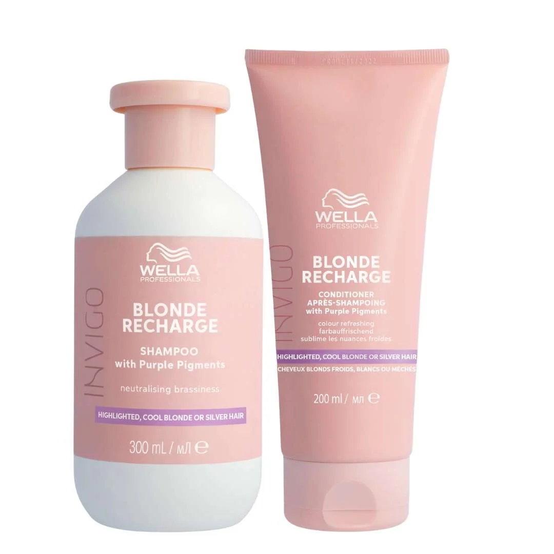 INVIGO BLONDE RECHARGE COOL BLONDE SHAMPOO 300 ML + BLONDE RECHARGE CONDITIONER 200 ML