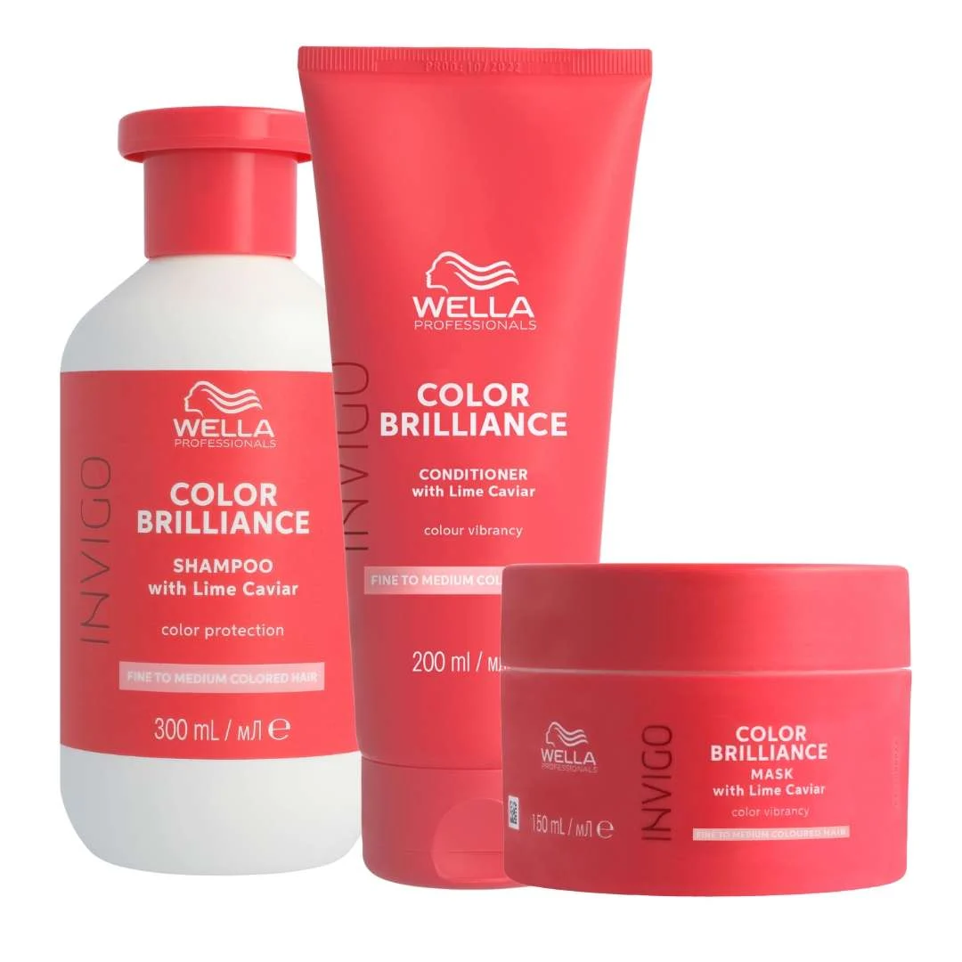 INVIGO COLOR BRILLIANCE SHAMPOO CAPELLI FINI 300ML + MASK CAPELLI FINI 150ML + CONDITI. 200ML