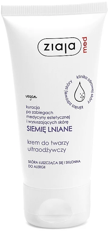 Crema viso ultra nutriente ai semi di lino