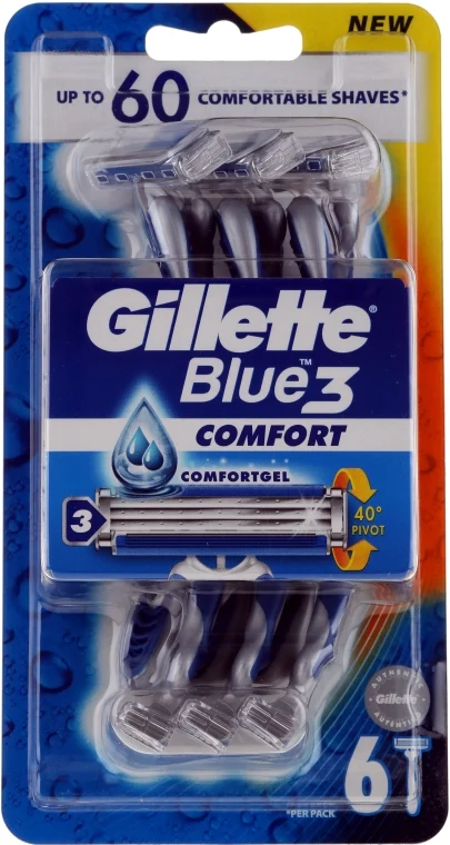 Set rasoio usa e getta, 6pz