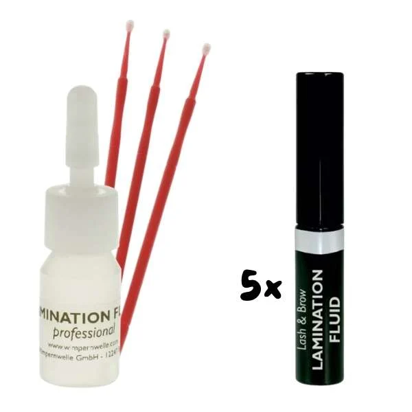 WIMPERNWELLE KIT KERATIN BOOSTER + 5 PZ. FLUIDO PER LAMINAZIONE LASH & BROW