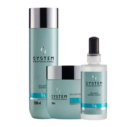 SYSTEM PROFESSIONAL BALANCE – CUTE SENSIBILE – SHAMPOO 250 ML. + MASK 200 ML. + SERUM 100 ML.